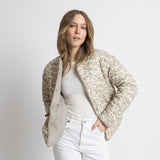 Ultra Light Puffer Jacket stone/leo stone - sand - VIVI MARI