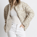 Ultra Light Puffer Jacket stone/leo stone - sand - VIVI MARI