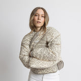 Ultra Light Puffer Jacket stone/leo stone - sand - VIVI MARI