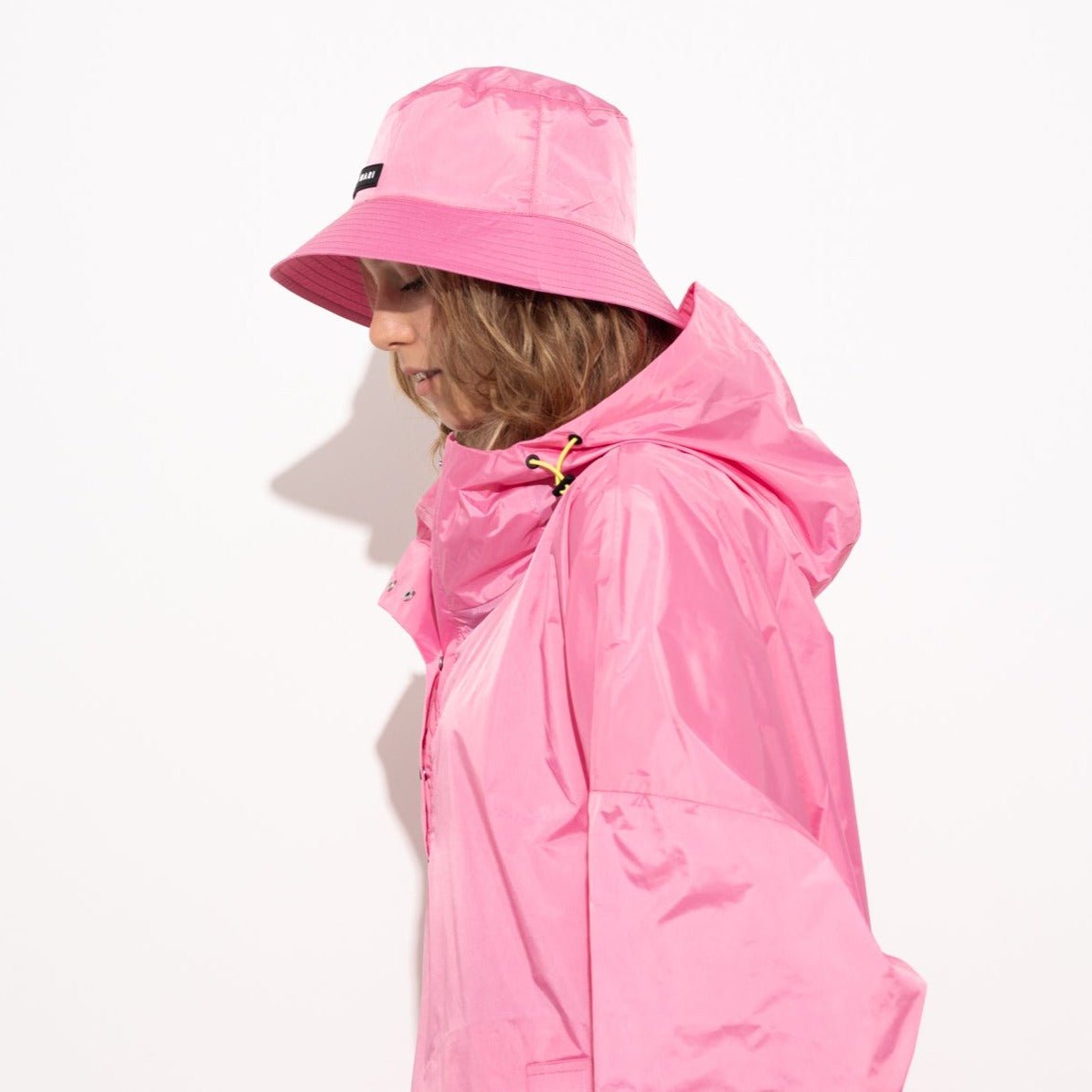 Bucket Hat solid soft pink - VIVI MARI