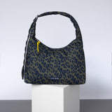 Buckle Bag medium - leo splashes navy/olive