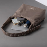 Buckle Bag medium - dark mushroom