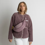 Padded Hip Bag medium - ash plum