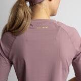 Activewear Half Sleeve T-Shirt ash plum