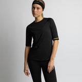 Activewear Half Sleeve T-Shirt black