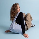 Buckle Bag medium - ash blue
