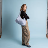 Buckle Bag medium - ash blue