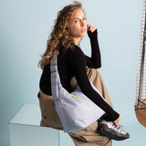 Buckle Bag medium - ash blue