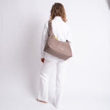 Buckle Bag medium - dark mushroom