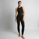 Activewear Top cropped deep olive