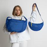 Padded Hip Bag medium - blue