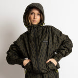 Rain Jacket drops olive/black