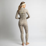 Activewear Jacket leo splashes mushroom/sand