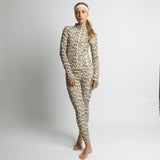 Activewear Jacket leo splashes mushroom/sand