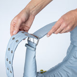 Buckle Bag medium - ash blue