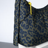 Buckle Bag medium - leo splashes navy/olive