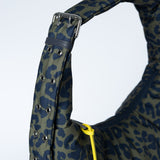 Buckle Bag medium - leo splashes navy/olive