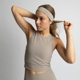 Activewear Top cropped mushroom
