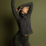 Activewear Jacket leo splashes navy/olive
