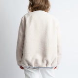 Reversible Bomber Jacket - ash blue/sand