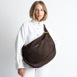 Padded Hip Bag oversized - chocolate