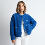 Teddy Fleece Jacket - blue