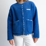 Teddy Fleece Jacket - blue