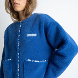 Teddy Fleece Jacket - blue