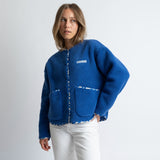 Teddy Fleece Jacket - blue