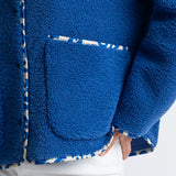 Teddy Fleece Jacket - blue