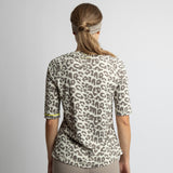 Activewear Half Sleeve T-Shirt leo splashes mushroom/sand - VIVI MARI