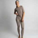 Activewear Half Sleeve T-Shirt mushroom - VIVI MARI