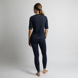 Activewear Half Sleeve T-Shirt navy - VIVI MARI