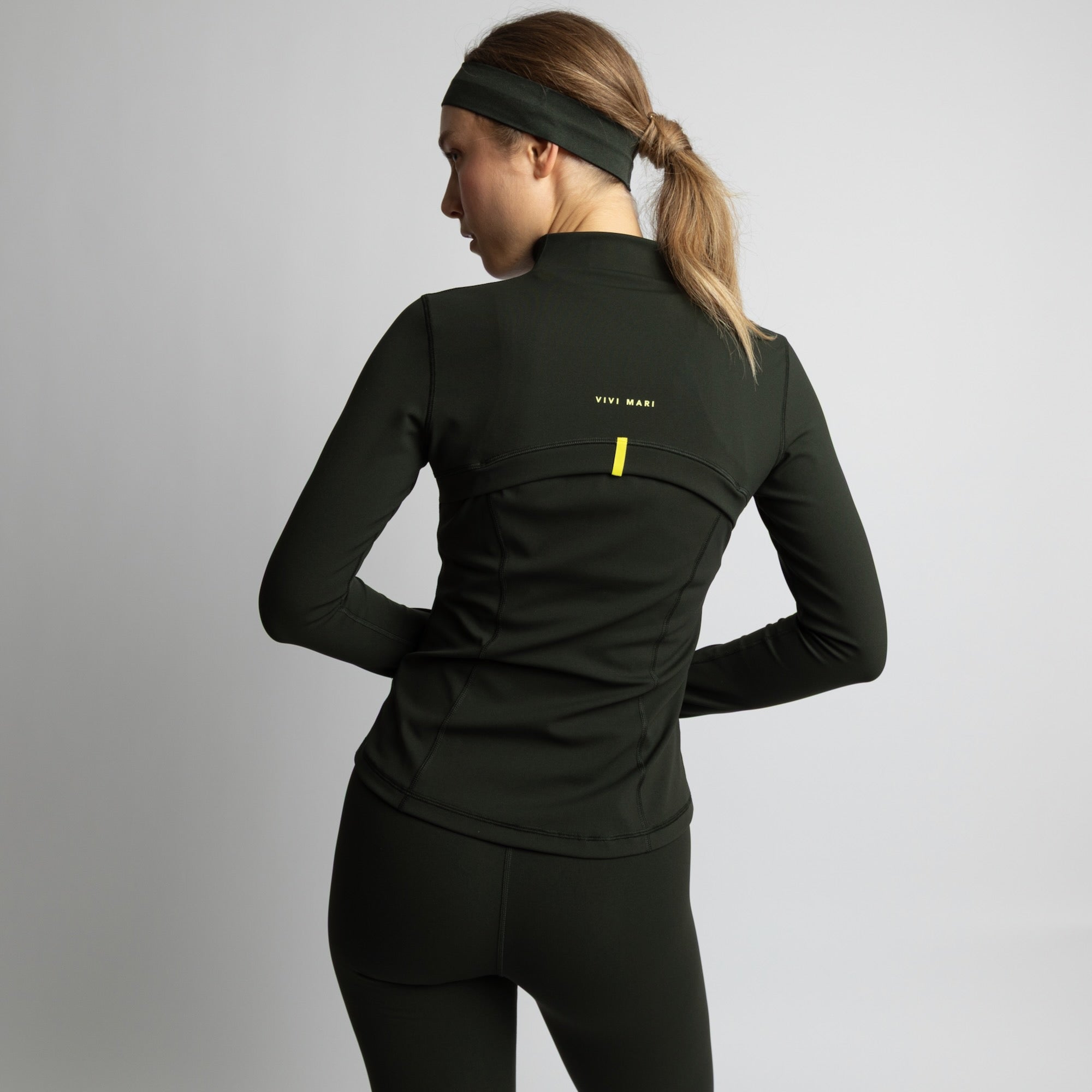 Activewear Jacket deep olive - VIVI MARI