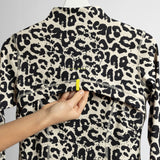 Activewear Jacket leo splashes black/sand - VIVI MARI