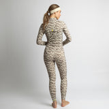 Activewear Jacket leo splashes mushroom/sand - VIVI MARI