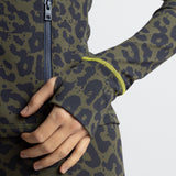 Activewear Jacket leo splashes navy/olive - VIVI MARI