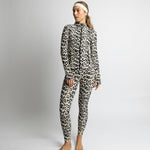 Activewear Leggings leo splashes black/sand - VIVI MARI