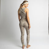 Activewear Leggings leo splashes mushroom/sand - VIVI MARI