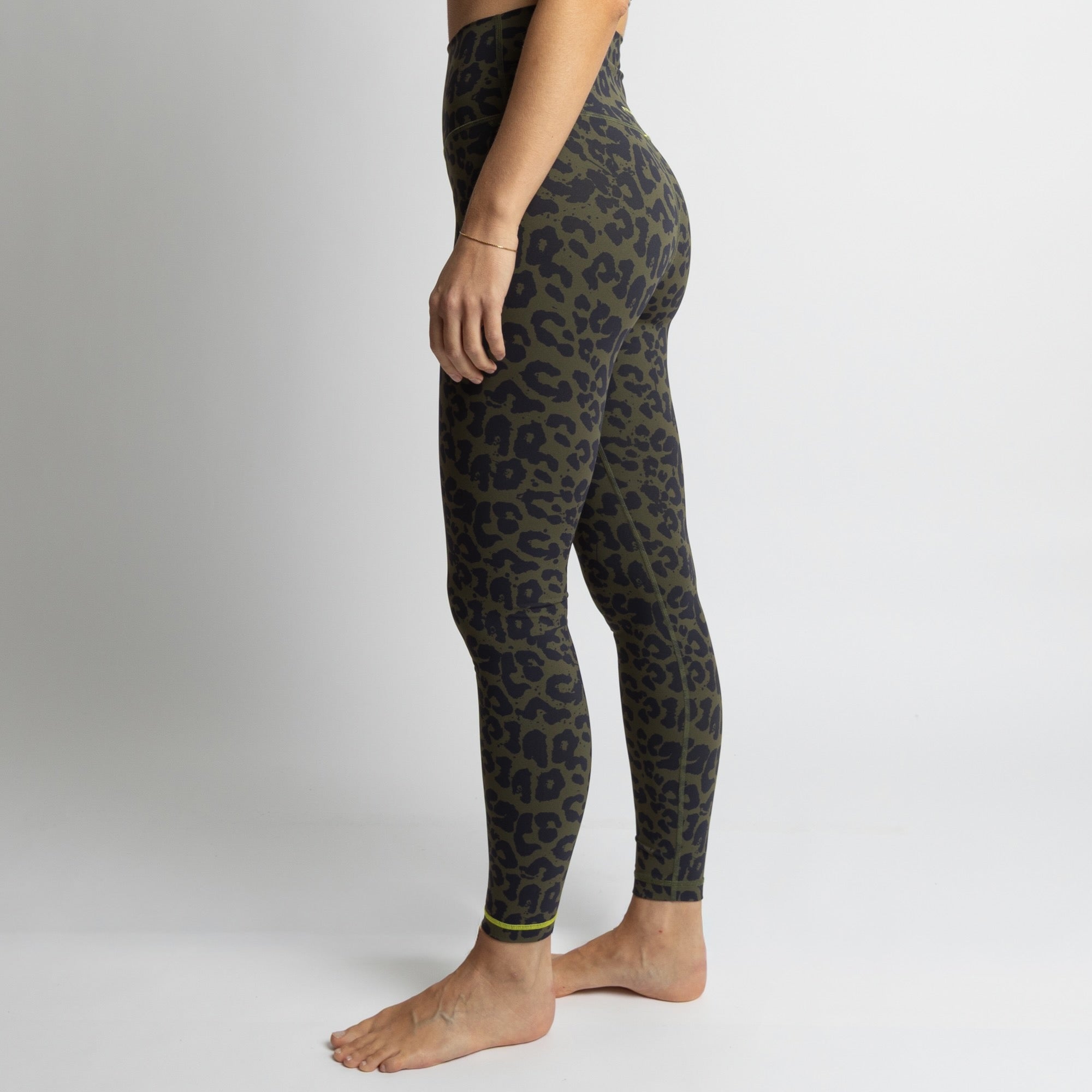 Activewear Leggings leo splashes navy/olive - VIVI MARI
