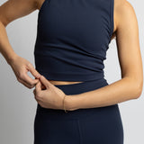 Activewear Top cropped navy - VIVI MARI
