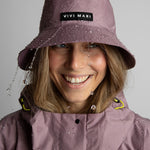 Bucket Hat solid ash plum - VIVI MARI