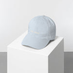 Cap solid ash blue/white - VIVI MARI