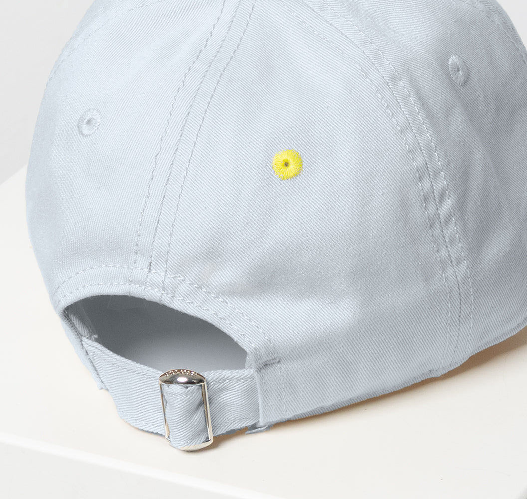 Cap solid ash blue/white - VIVI MARI