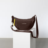 Padded Hip Bag medium - chocolate