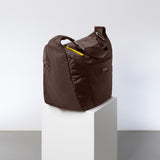 Padded Hip Bag oversized - chocolate