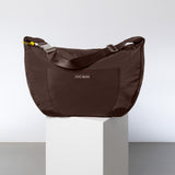 Padded Hip Bag oversized - chocolate
