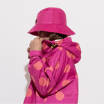 Kids Bucket Hat solid magenta - VIVI MARI