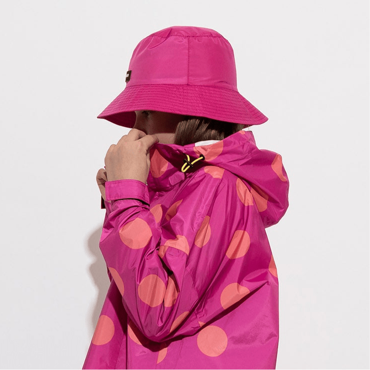 Kids Bucket Hat solid magenta - VIVI MARI