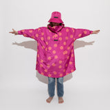 Kids Bucket Hat solid magenta - VIVI MARI